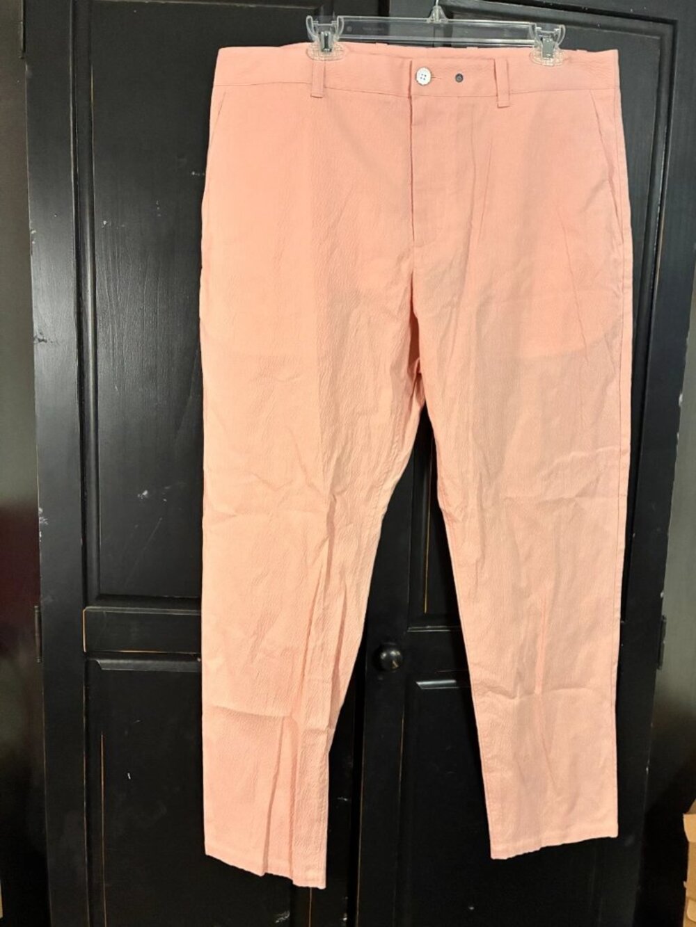 NWT Rag & Bone New York Mens 36 Beck Pant Pink Seersucker Trousers $295